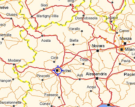 karte Turin